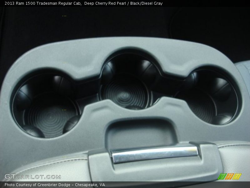 Deep Cherry Red Pearl / Black/Diesel Gray 2013 Ram 1500 Tradesman Regular Cab