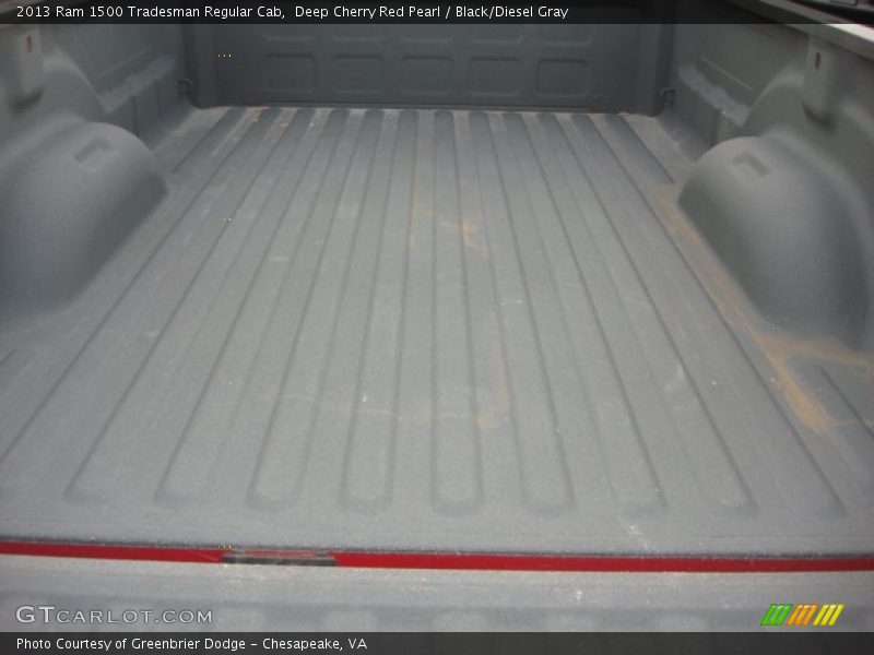 Deep Cherry Red Pearl / Black/Diesel Gray 2013 Ram 1500 Tradesman Regular Cab