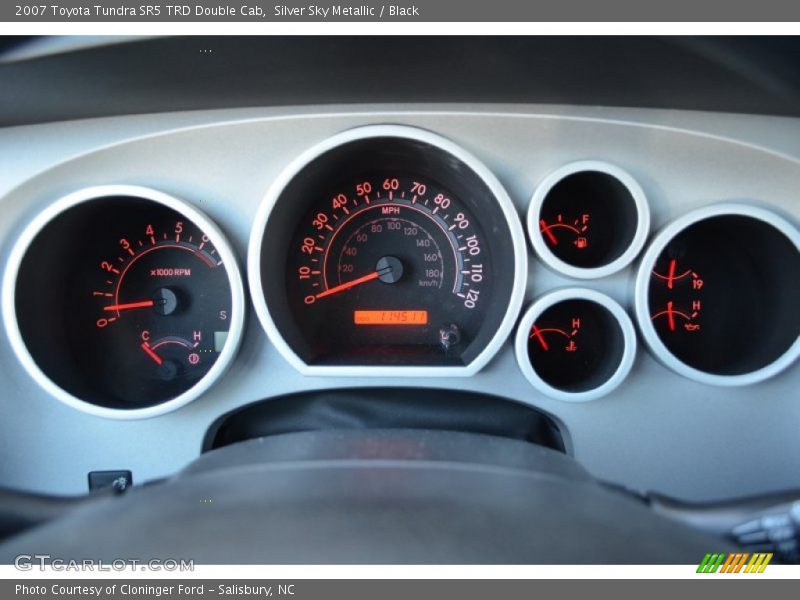 Silver Sky Metallic / Black 2007 Toyota Tundra SR5 TRD Double Cab