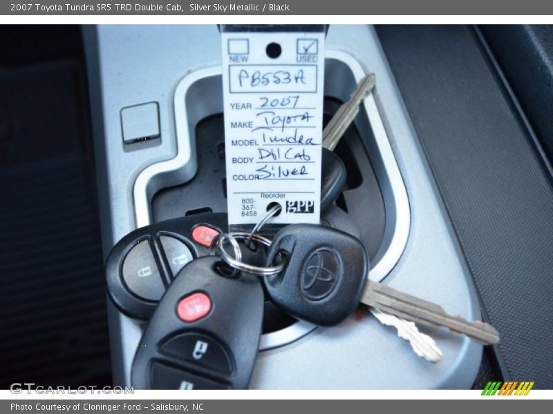 Silver Sky Metallic / Black 2007 Toyota Tundra SR5 TRD Double Cab