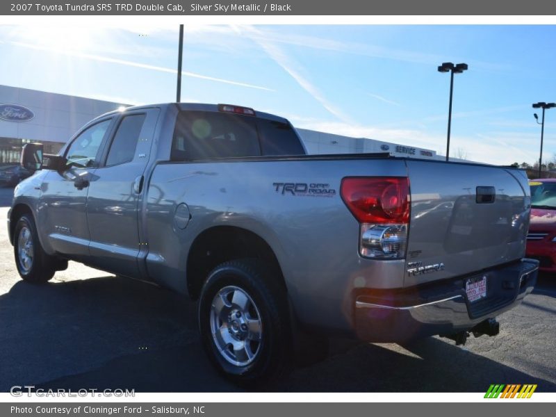 Silver Sky Metallic / Black 2007 Toyota Tundra SR5 TRD Double Cab