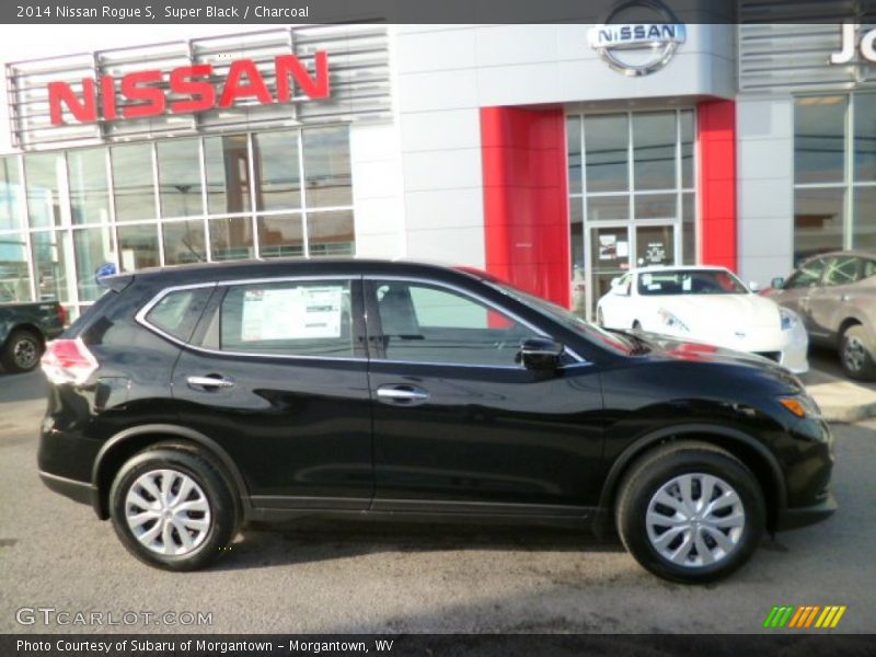 Super Black / Charcoal 2014 Nissan Rogue S