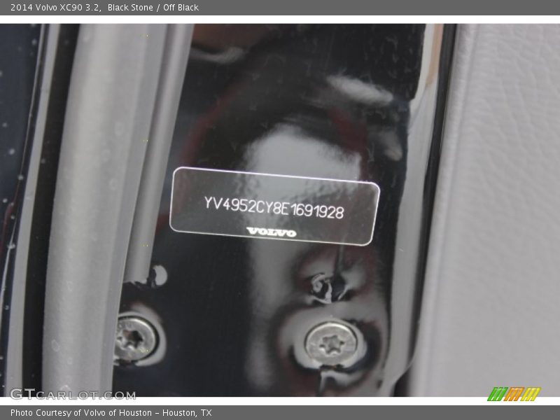 Black Stone / Off Black 2014 Volvo XC90 3.2