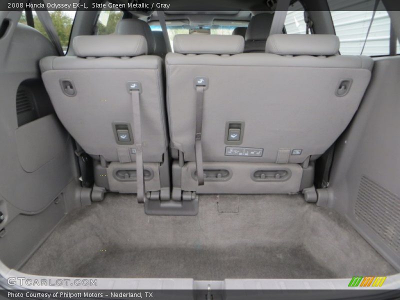 Slate Green Metallic / Gray 2008 Honda Odyssey EX-L