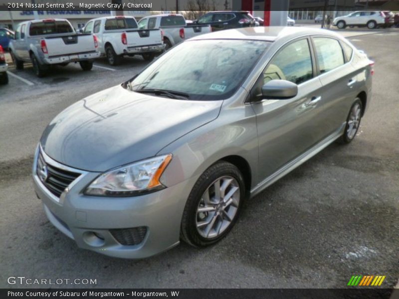 Magnetic Gray / Charcoal 2014 Nissan Sentra SR