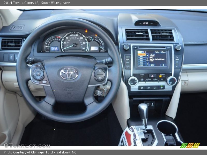 Super White / Ivory 2014 Toyota Camry LE