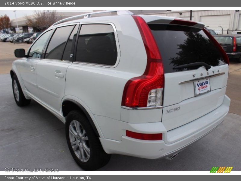 Ice White / Beige 2014 Volvo XC90 3.2