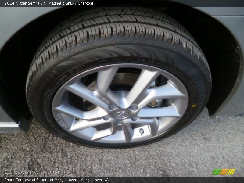 Magnetic Gray / Charcoal 2014 Nissan Sentra SR
