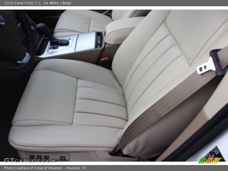 Ice White / Beige 2014 Volvo XC90 3.2