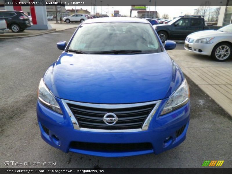 Metallic Blue / Charcoal 2014 Nissan Sentra SR