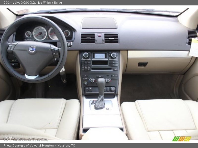 Ice White / Beige 2014 Volvo XC90 3.2