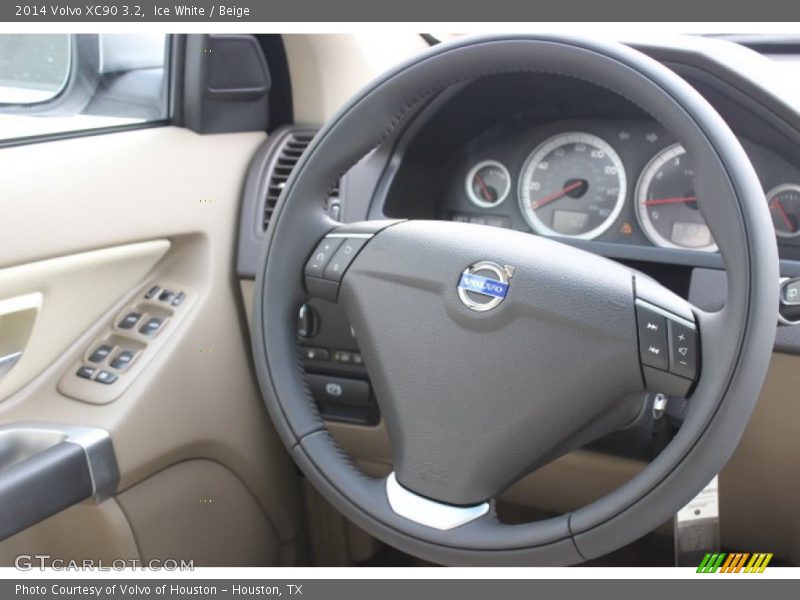 Ice White / Beige 2014 Volvo XC90 3.2