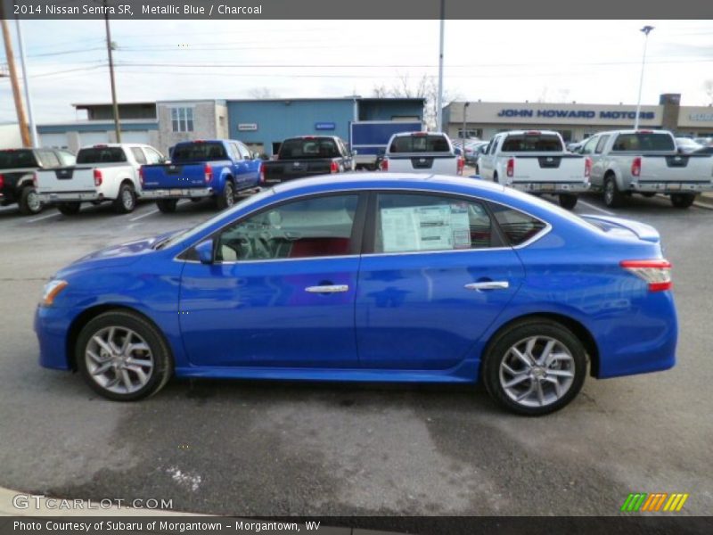Metallic Blue / Charcoal 2014 Nissan Sentra SR