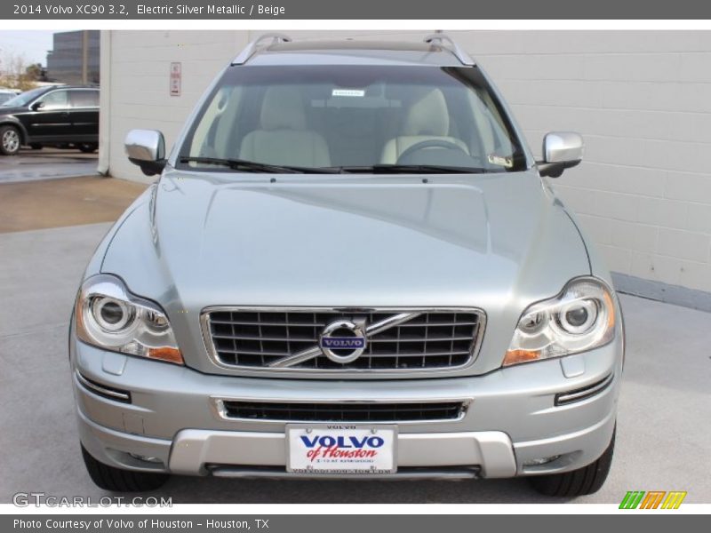 Electric Silver Metallic / Beige 2014 Volvo XC90 3.2