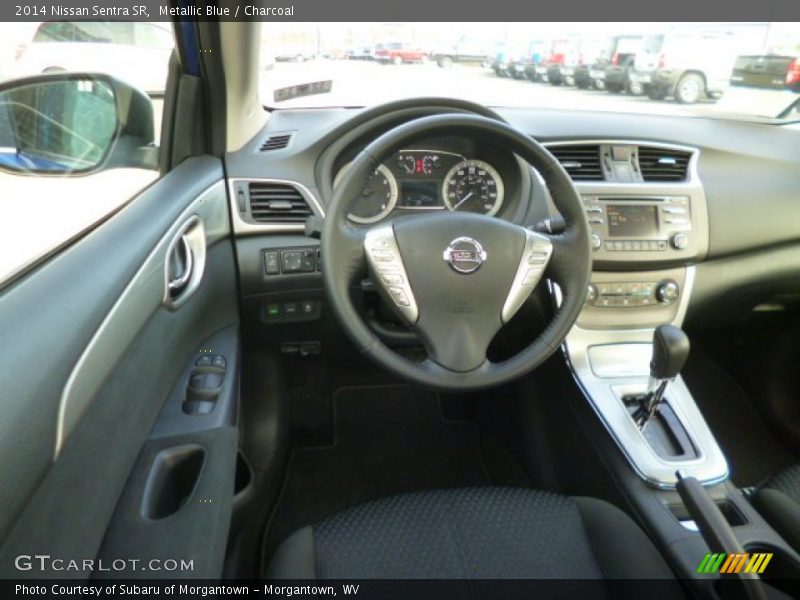 Metallic Blue / Charcoal 2014 Nissan Sentra SR