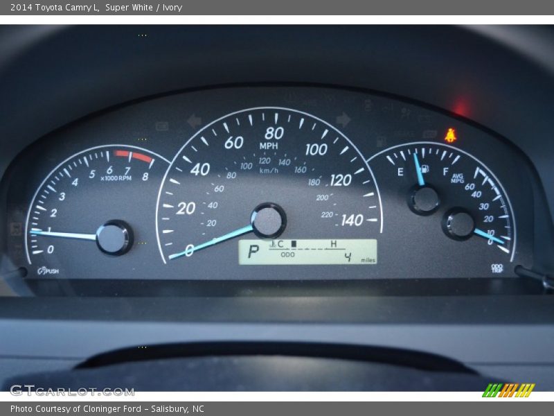 Super White / Ivory 2014 Toyota Camry L