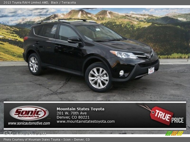 Black / Terracotta 2013 Toyota RAV4 Limited AWD