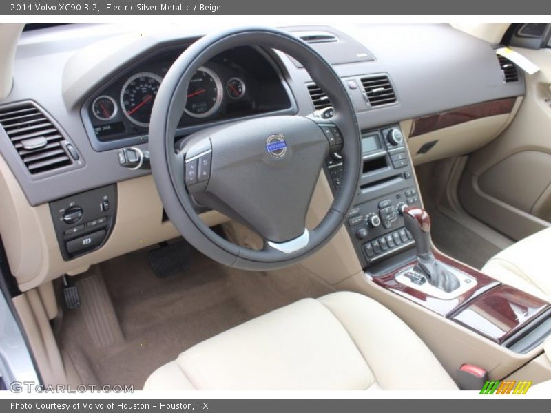Electric Silver Metallic / Beige 2014 Volvo XC90 3.2