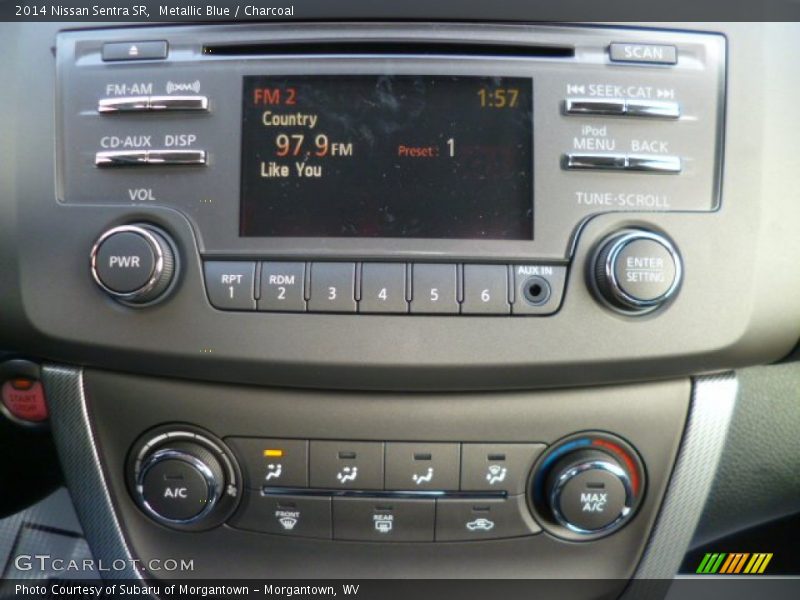 Metallic Blue / Charcoal 2014 Nissan Sentra SR
