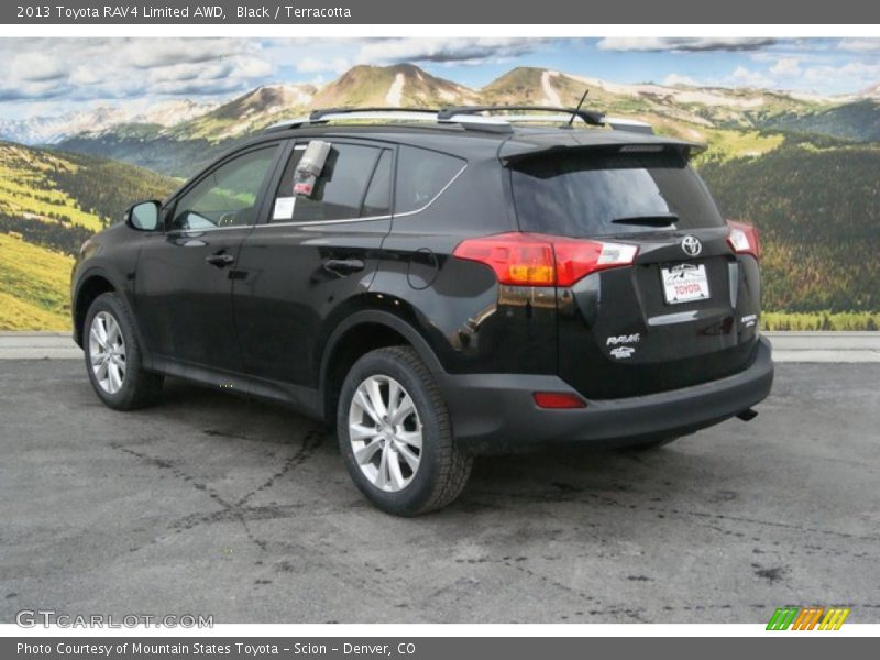 Black / Terracotta 2013 Toyota RAV4 Limited AWD