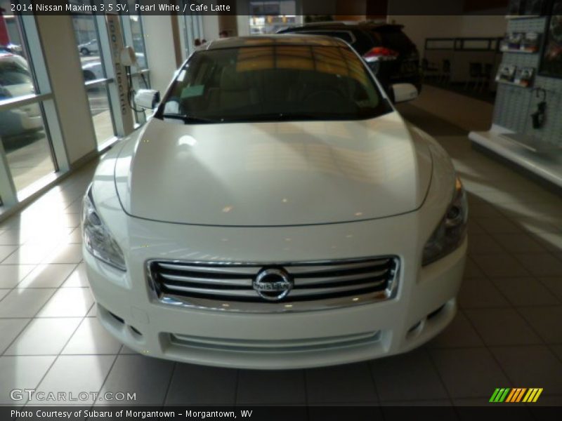 Pearl White / Cafe Latte 2014 Nissan Maxima 3.5 SV