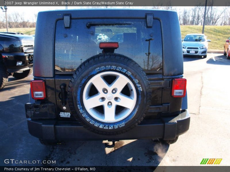 Black / Dark Slate Gray/Medium Slate Gray 2007 Jeep Wrangler Unlimited X
