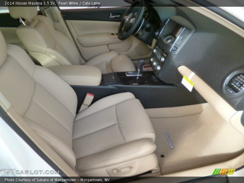Pearl White / Cafe Latte 2014 Nissan Maxima 3.5 SV