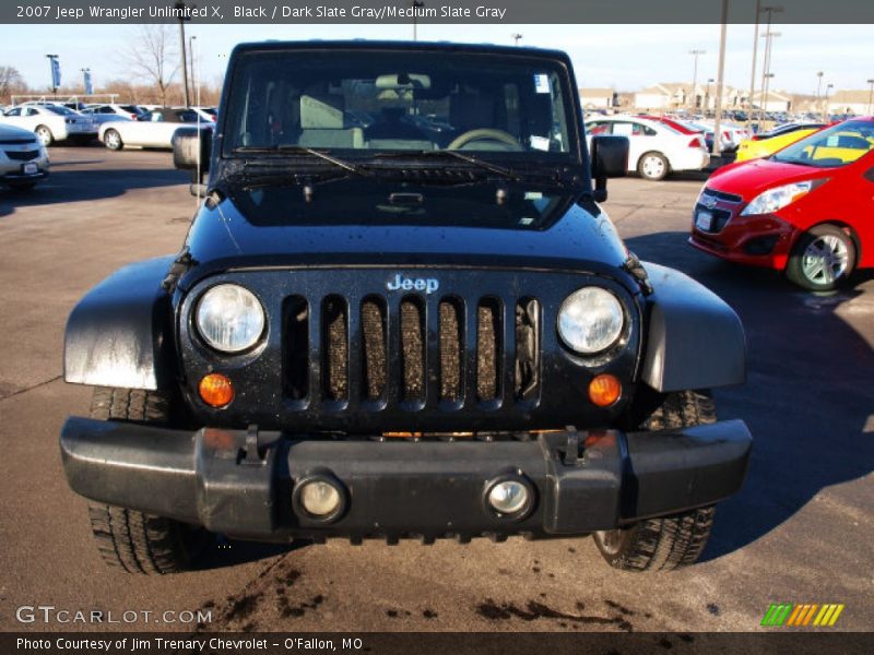 Black / Dark Slate Gray/Medium Slate Gray 2007 Jeep Wrangler Unlimited X