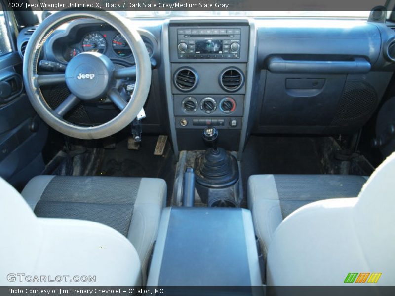 Black / Dark Slate Gray/Medium Slate Gray 2007 Jeep Wrangler Unlimited X