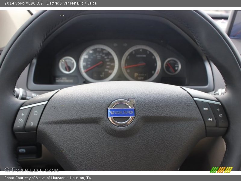 Electric Silver Metallic / Beige 2014 Volvo XC90 3.2