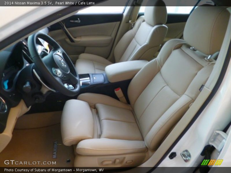 Pearl White / Cafe Latte 2014 Nissan Maxima 3.5 SV