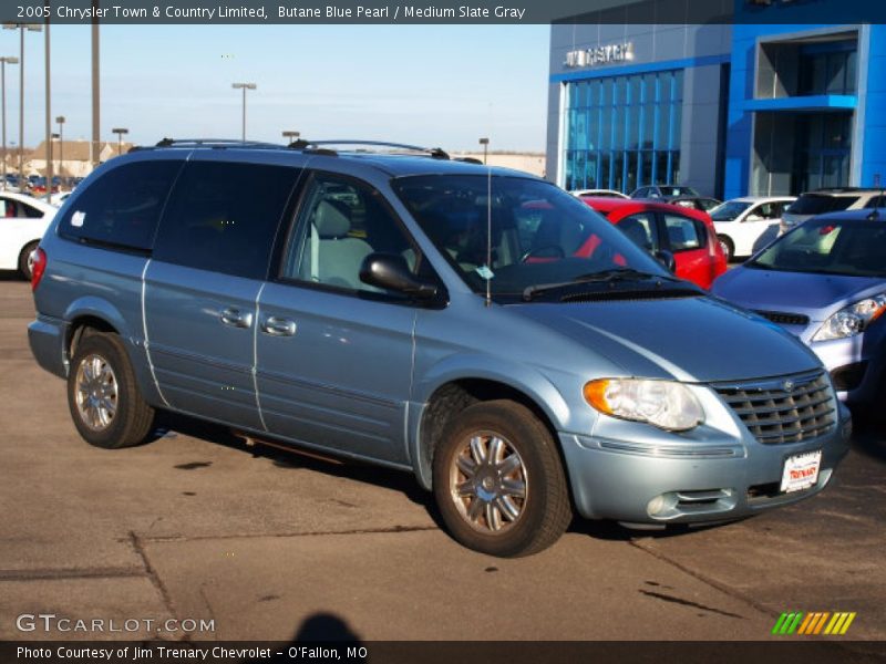 Butane Blue Pearl / Medium Slate Gray 2005 Chrysler Town & Country Limited