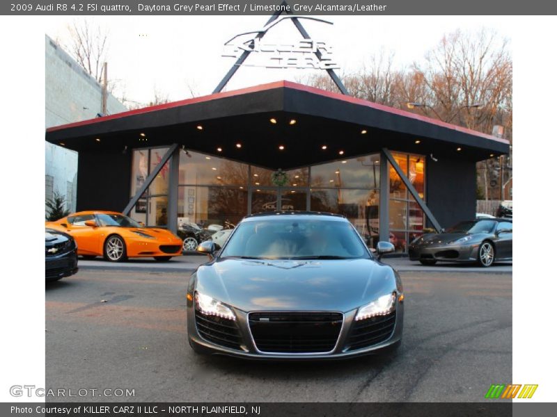 Daytona Grey Pearl Effect / Limestone Grey Alcantara/Leather 2009 Audi R8 4.2 FSI quattro