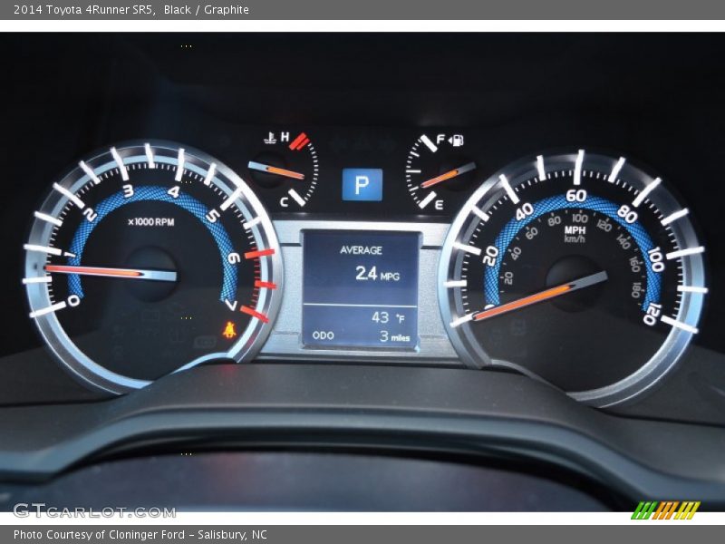 Black / Graphite 2014 Toyota 4Runner SR5