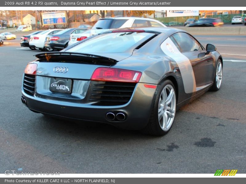 Daytona Grey Pearl Effect / Limestone Grey Alcantara/Leather 2009 Audi R8 4.2 FSI quattro
