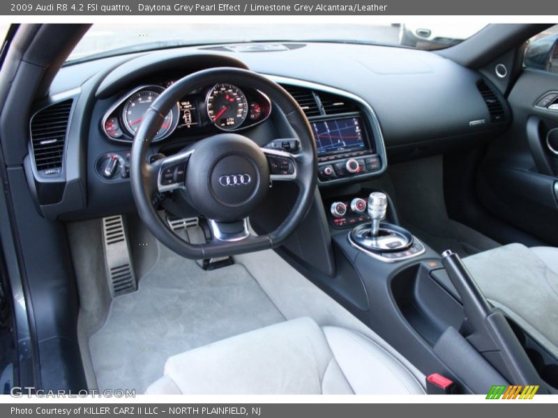 Limestone Grey Alcantara/Leather Interior - 2009 R8 4.2 FSI quattro 