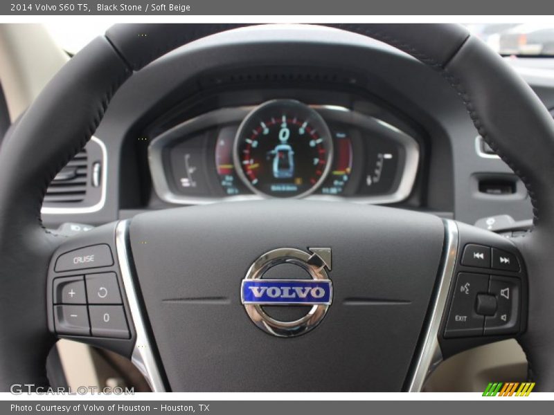 Black Stone / Soft Beige 2014 Volvo S60 T5