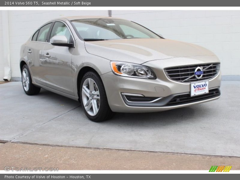 Seashell Metallic / Soft Beige 2014 Volvo S60 T5