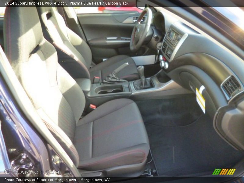 Plasma Blue Pearl / Carbon Black 2014 Subaru Impreza WRX 4 Door