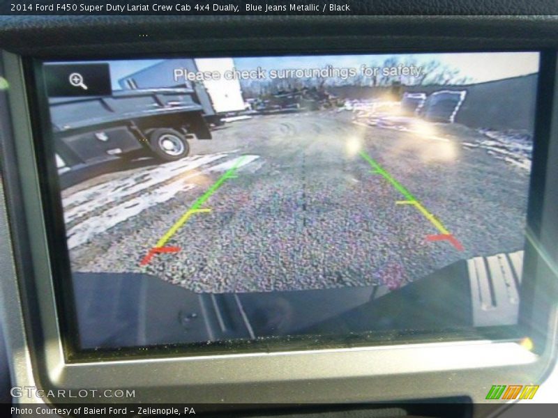 Blue Jeans Metallic / Black 2014 Ford F450 Super Duty Lariat Crew Cab 4x4 Dually