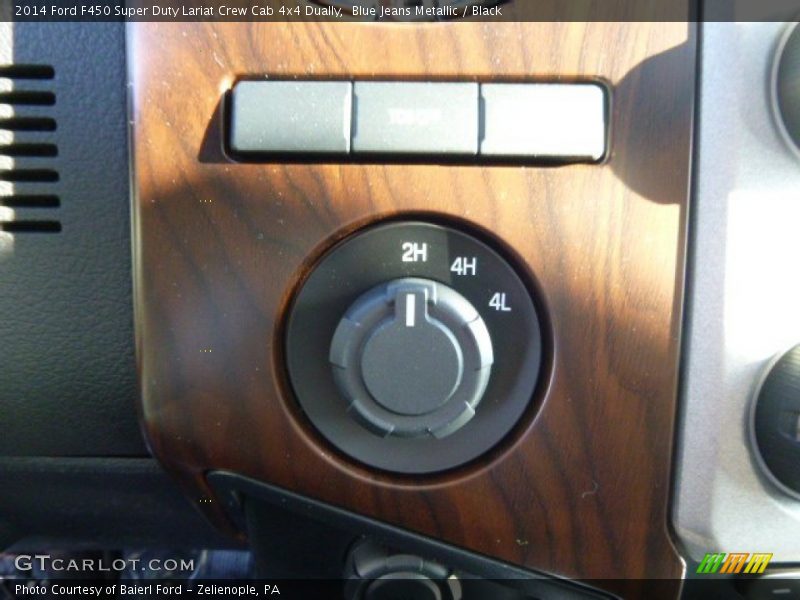 Blue Jeans Metallic / Black 2014 Ford F450 Super Duty Lariat Crew Cab 4x4 Dually