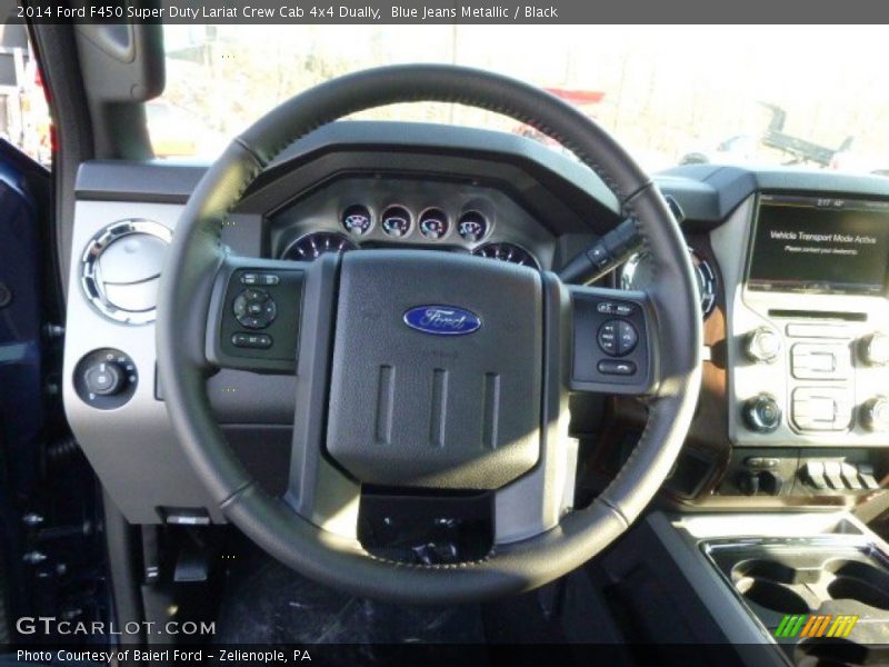  2014 F450 Super Duty Lariat Crew Cab 4x4 Dually Steering Wheel