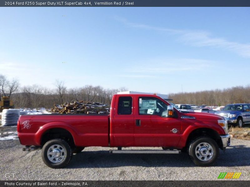  2014 F250 Super Duty XLT SuperCab 4x4 Vermillion Red