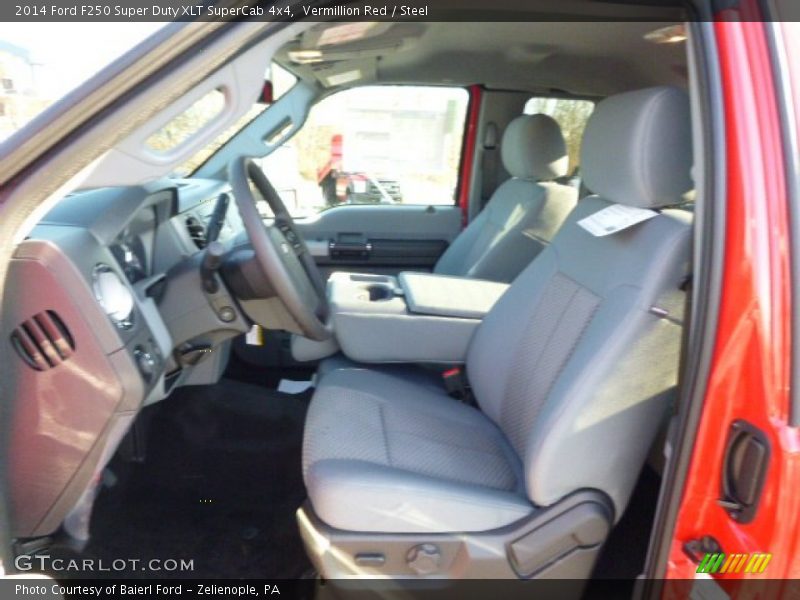 Front Seat of 2014 F250 Super Duty XLT SuperCab 4x4