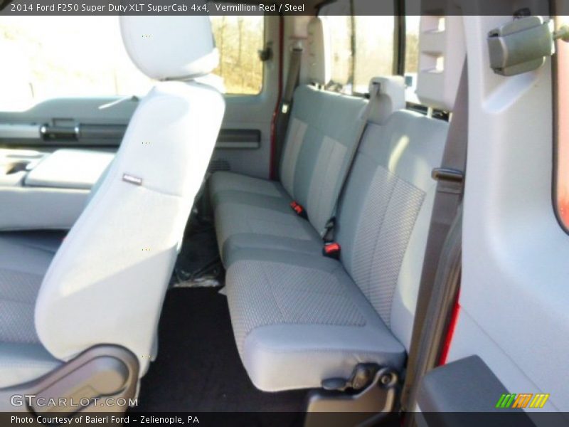 Rear Seat of 2014 F250 Super Duty XLT SuperCab 4x4
