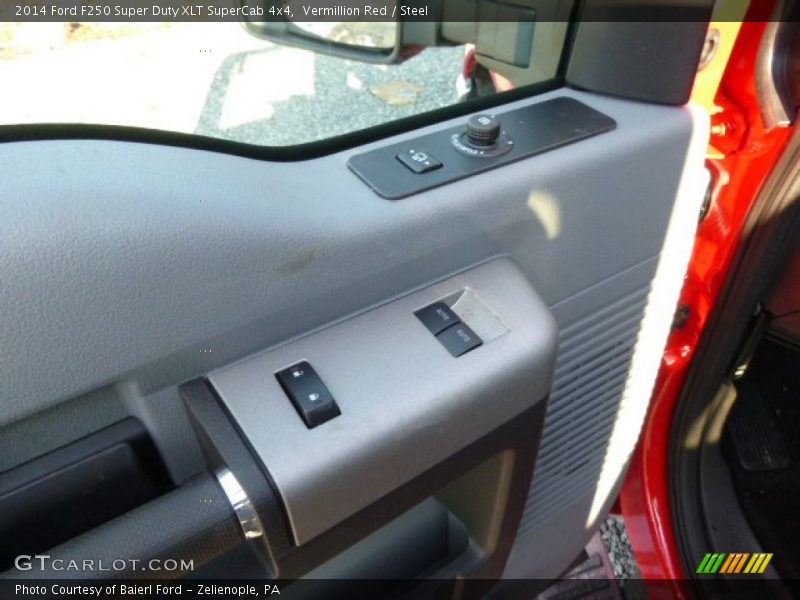 Vermillion Red / Steel 2014 Ford F250 Super Duty XLT SuperCab 4x4