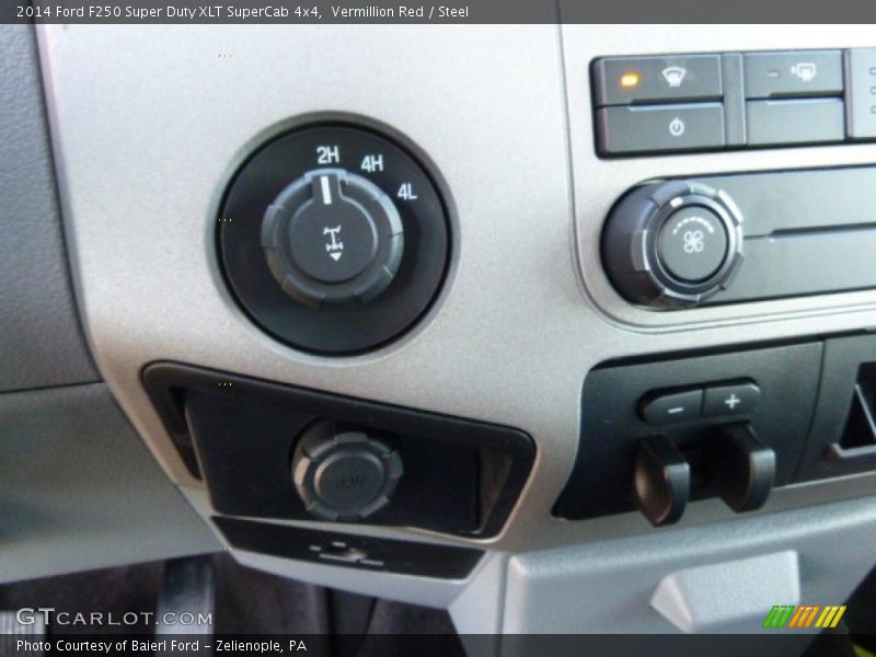 Vermillion Red / Steel 2014 Ford F250 Super Duty XLT SuperCab 4x4