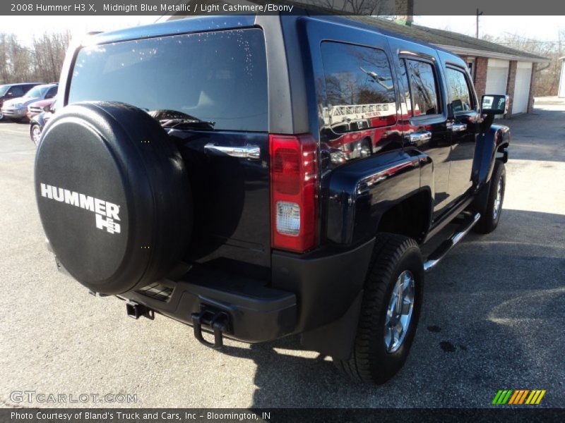 Midnight Blue Metallic / Light Cashmere/Ebony 2008 Hummer H3 X