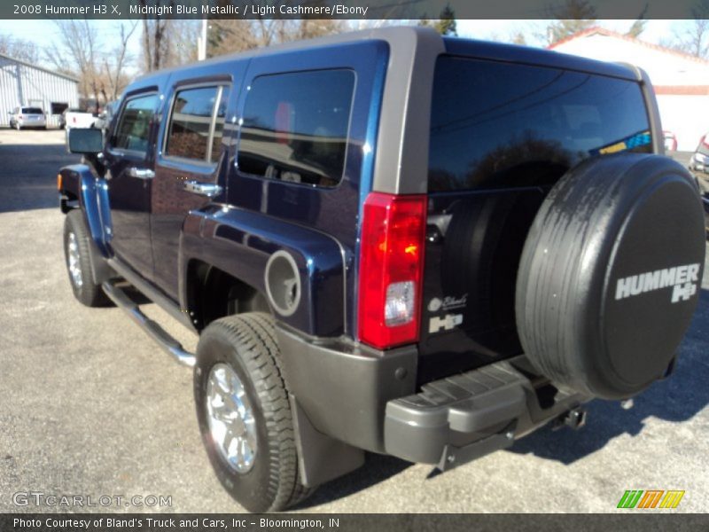 Midnight Blue Metallic / Light Cashmere/Ebony 2008 Hummer H3 X