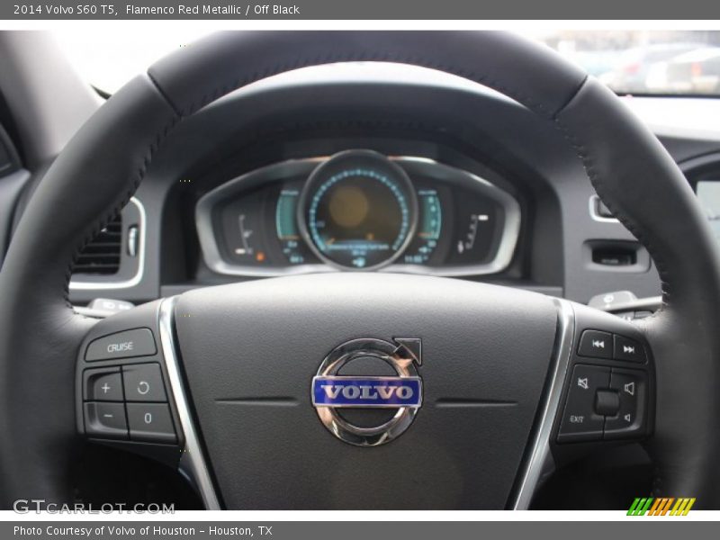 Flamenco Red Metallic / Off Black 2014 Volvo S60 T5
